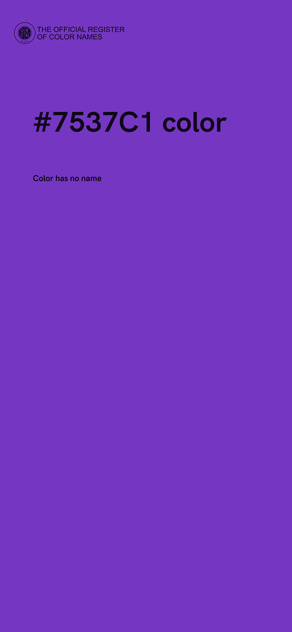 #7537C1 color image