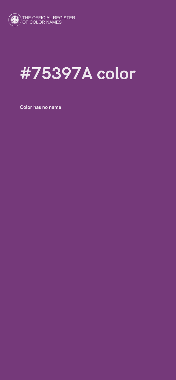 #75397A color image