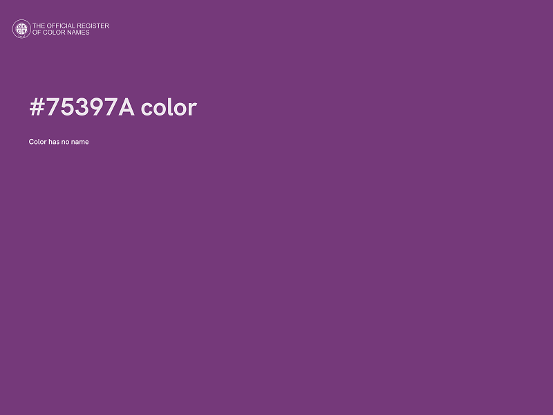 #75397A color image