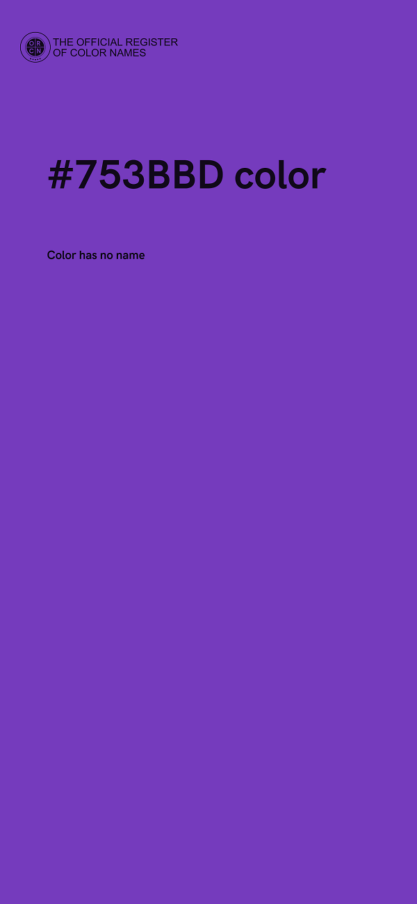 #753BBD color image