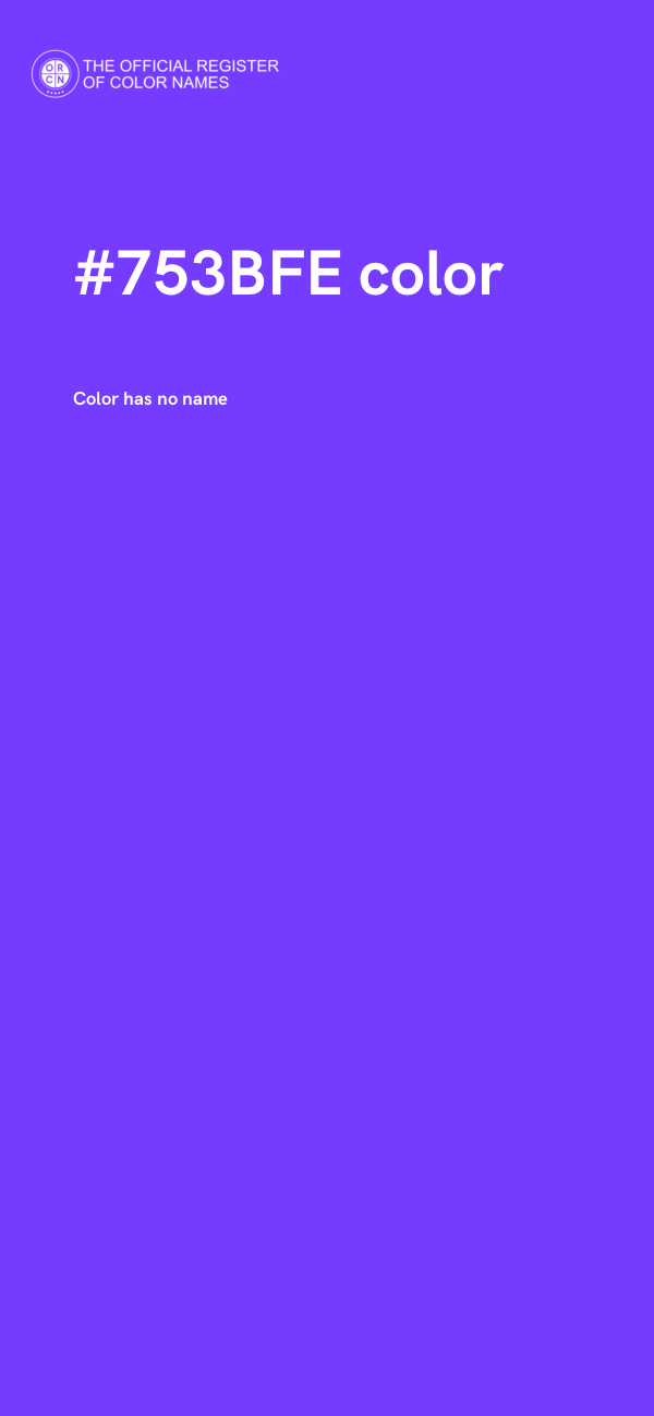 #753BFE color image