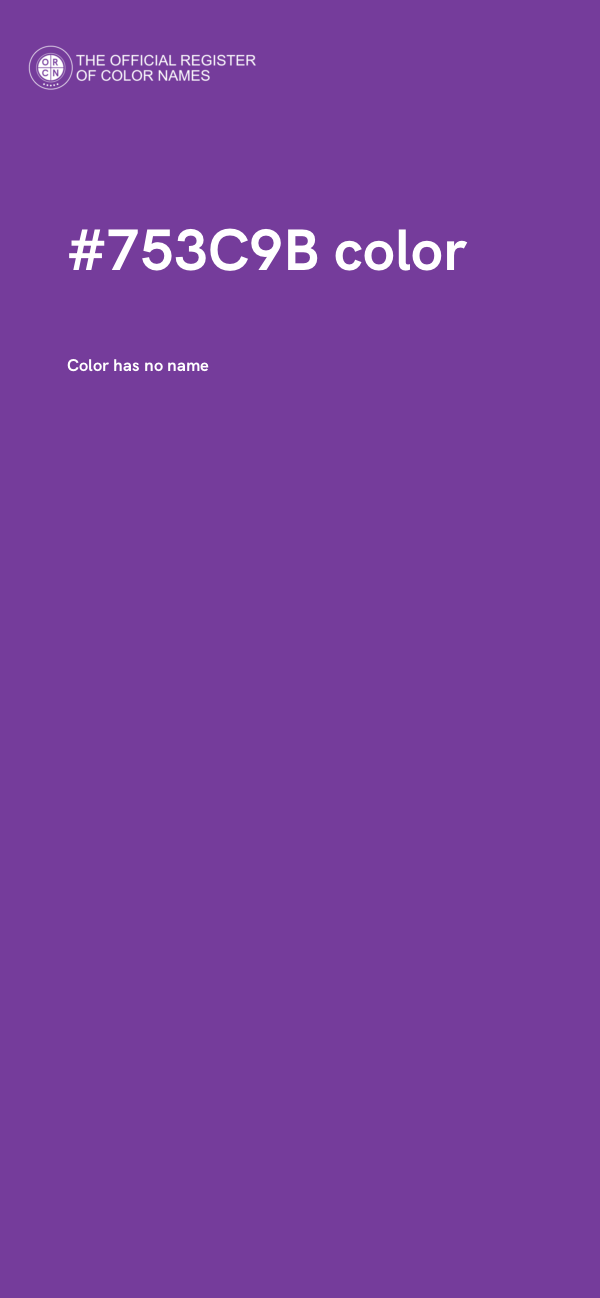 #753C9B color image