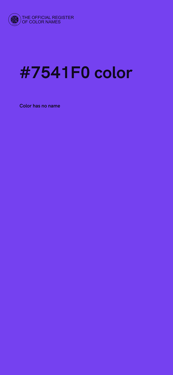 #7541F0 color image