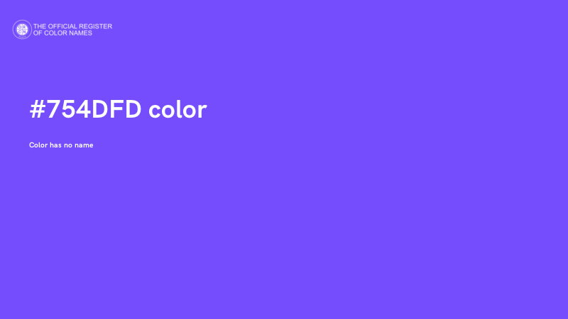 #754DFD color image