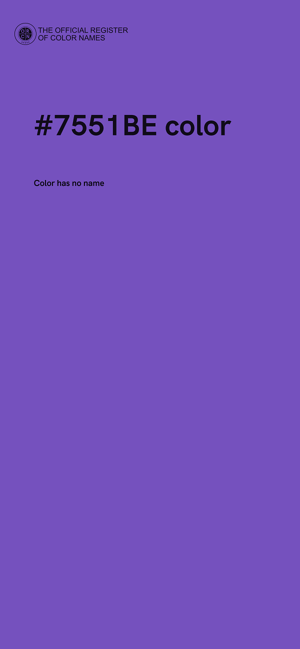 #7551BE color image