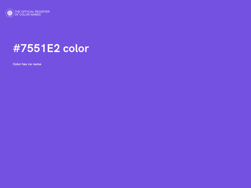 #7551E2 color image