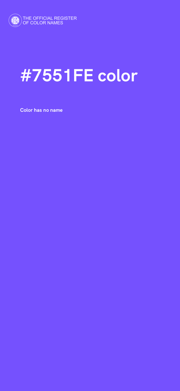 #7551FE color image