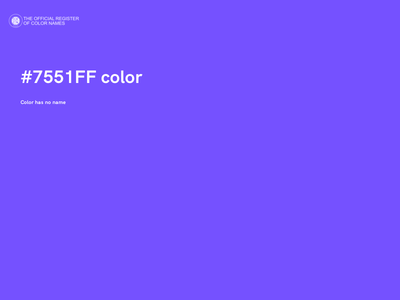 #7551FF color image