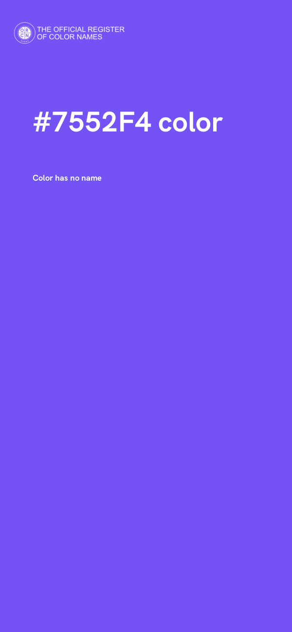 #7552F4 color image
