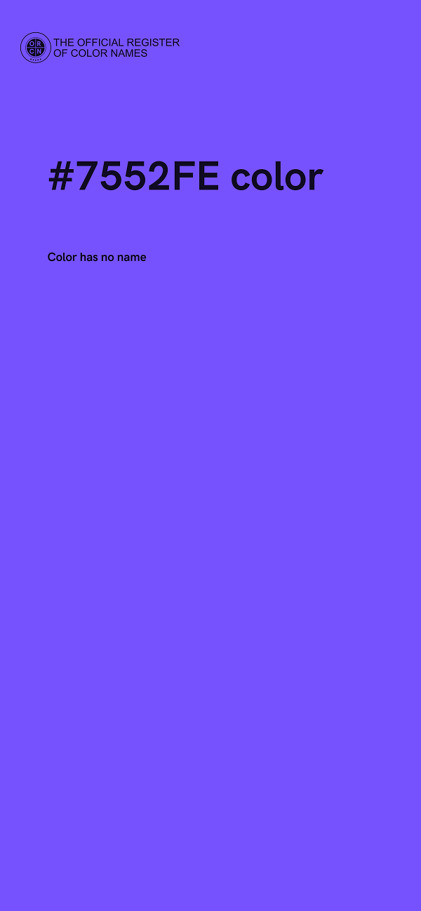 #7552FE color image
