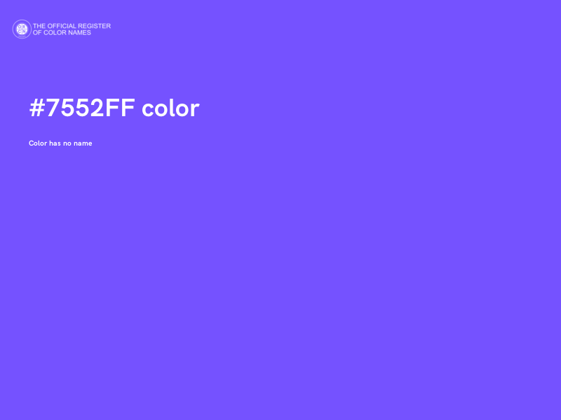#7552FF color image