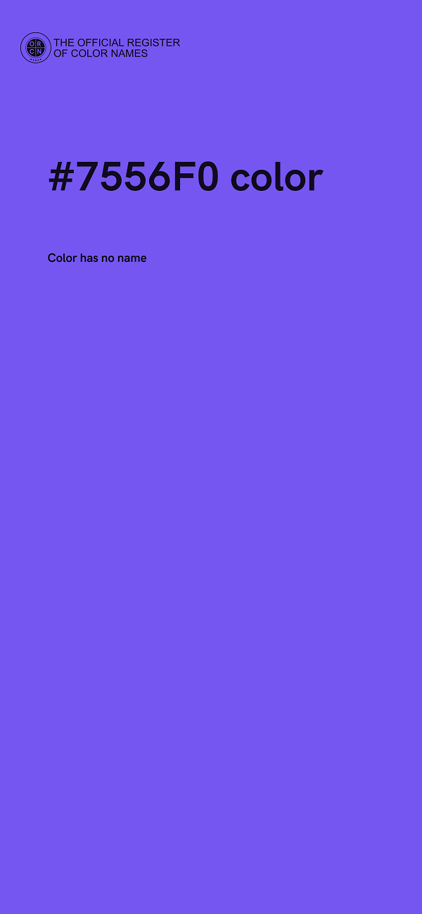 #7556F0 color image
