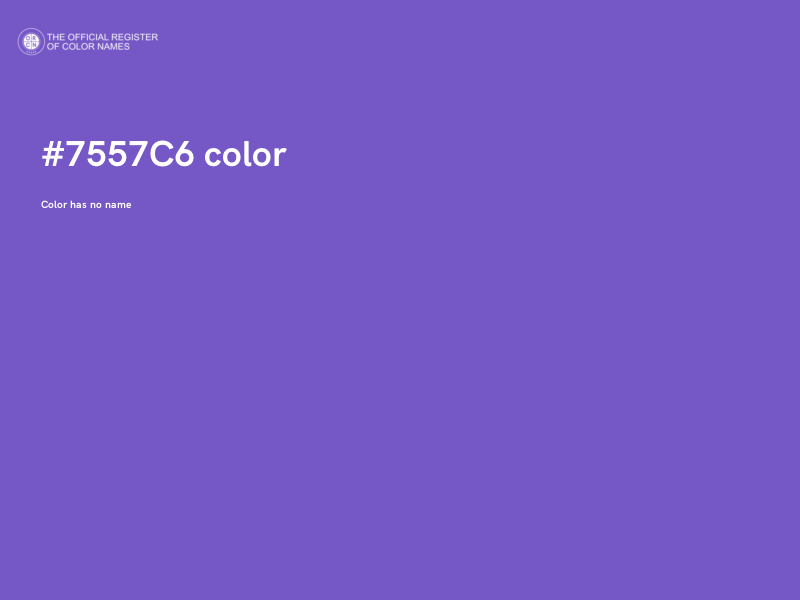 #7557C6 color image