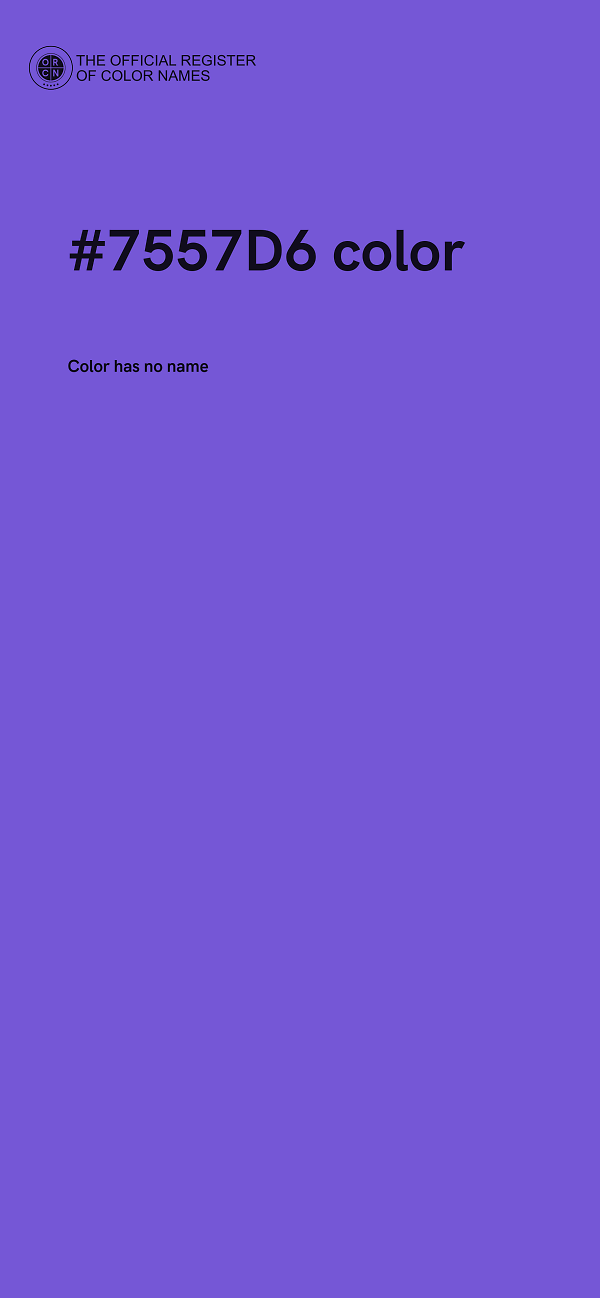 #7557D6 color image