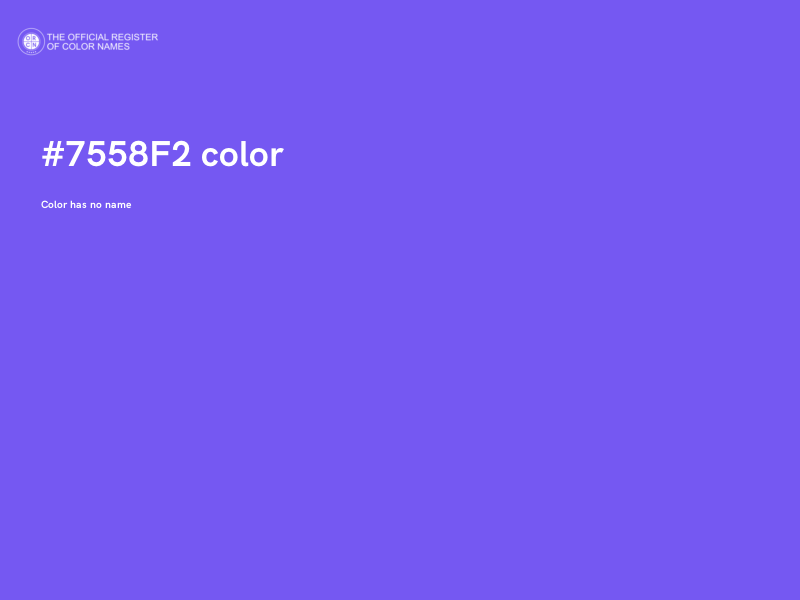 #7558F2 color image