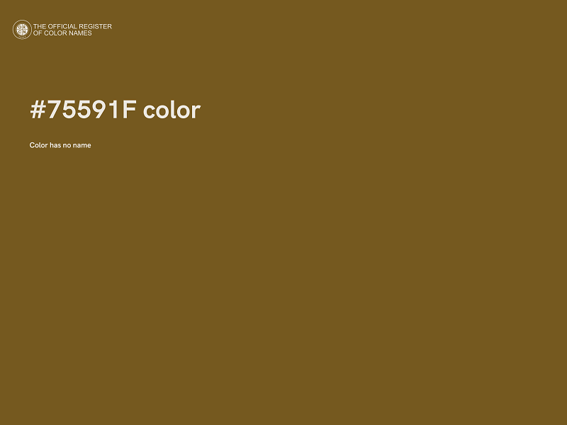 #75591F color image