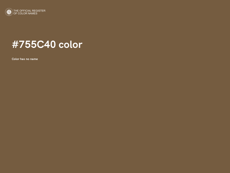 #755C40 color image