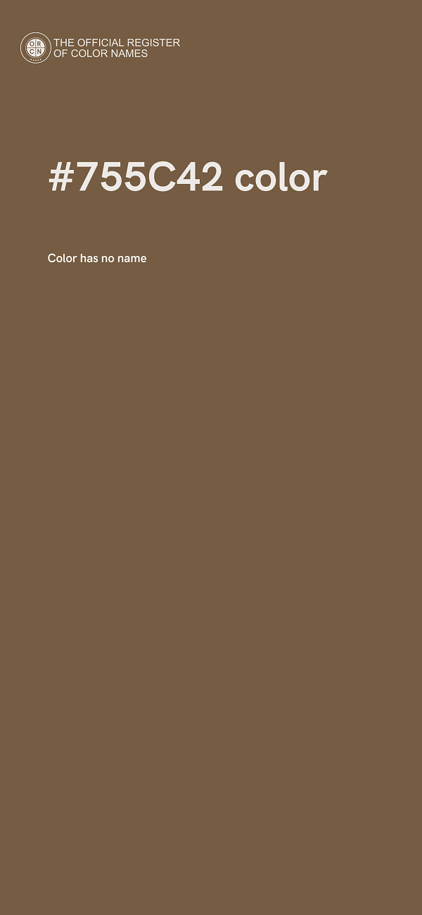 #755C42 color image