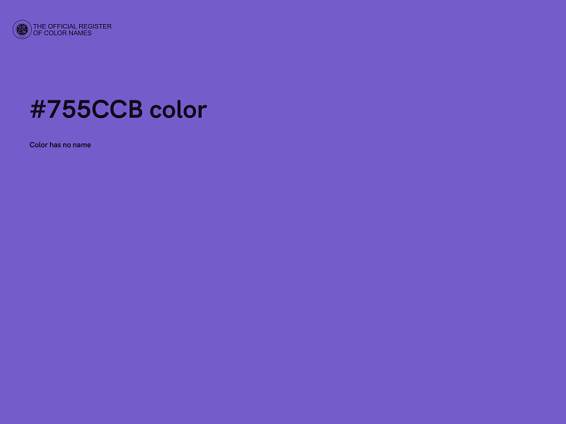 #755CCB color image