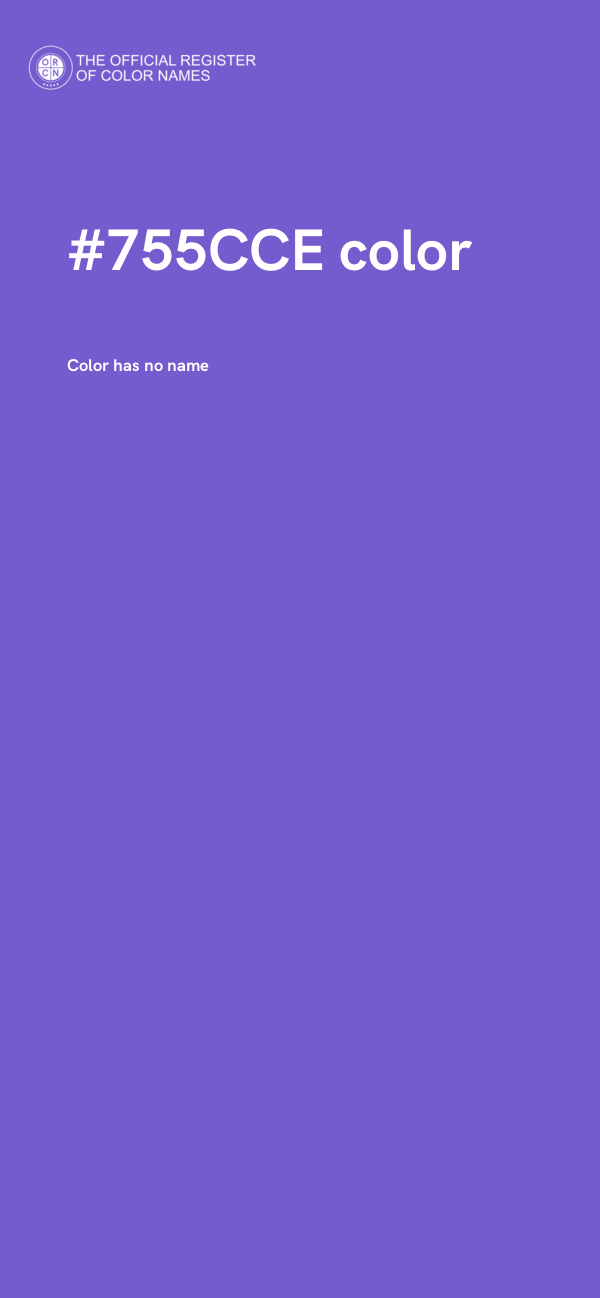 #755CCE color image