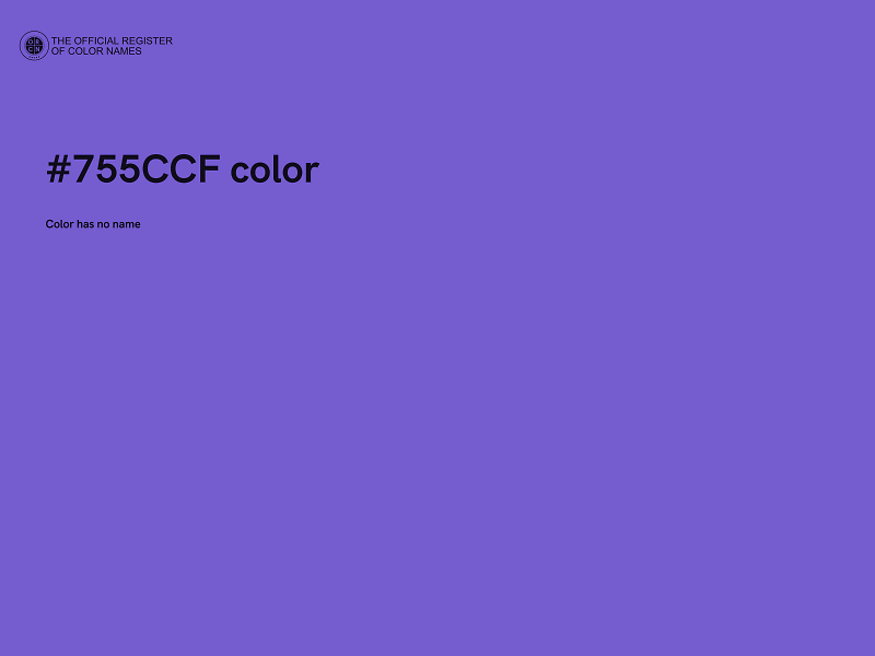 #755CCF color image