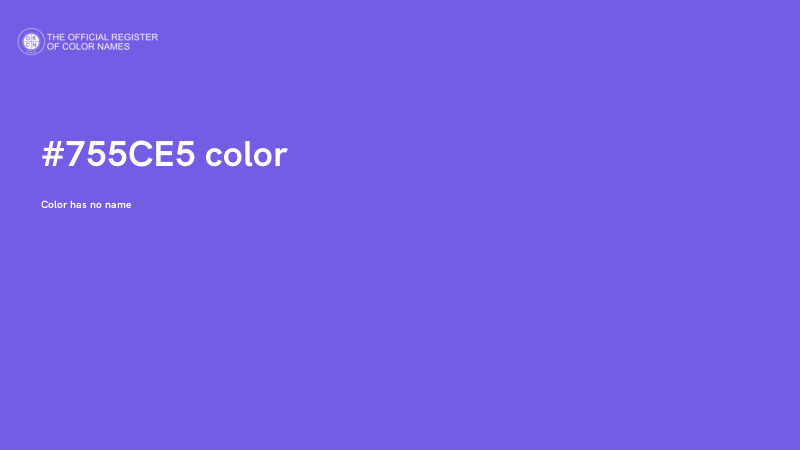 #755CE5 color image