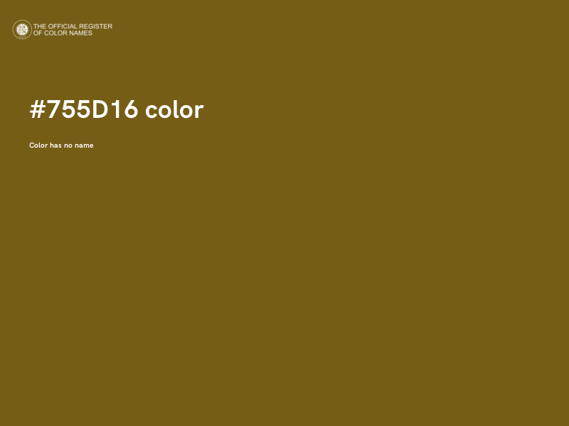 #755D16 color image