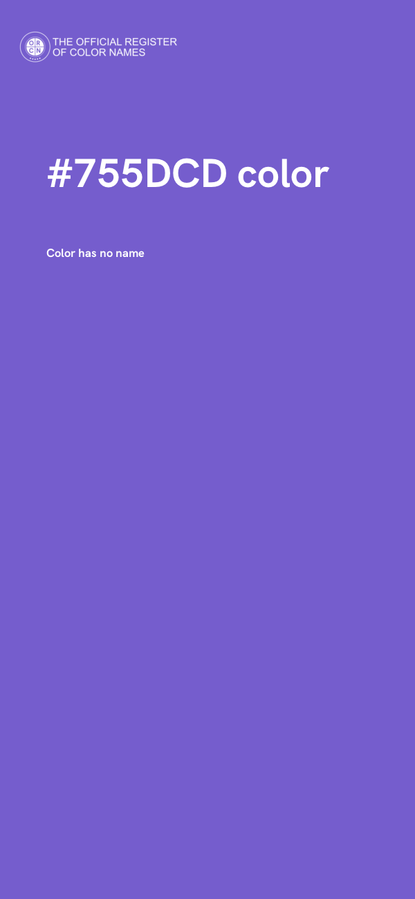 #755DCD color image