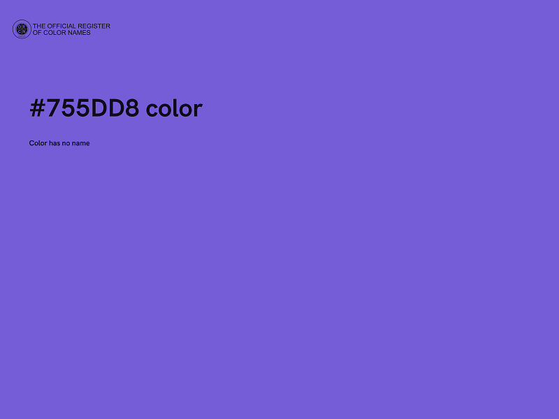 #755DD8 color image