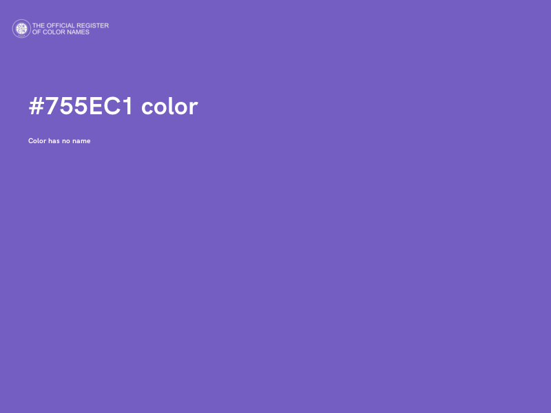 #755EC1 color image