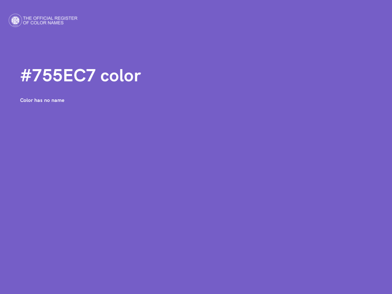 #755EC7 color image