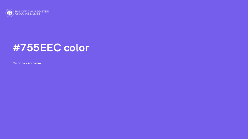 #755EEC color image