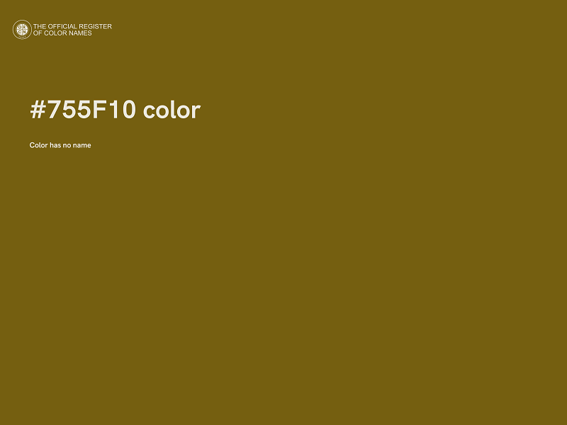 #755F10 color image