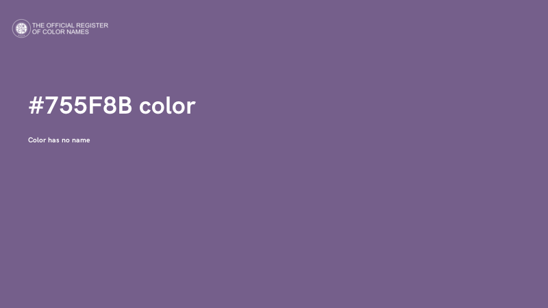 #755F8B color image