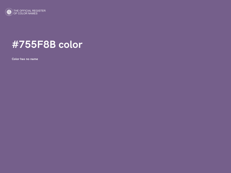 #755F8B color image