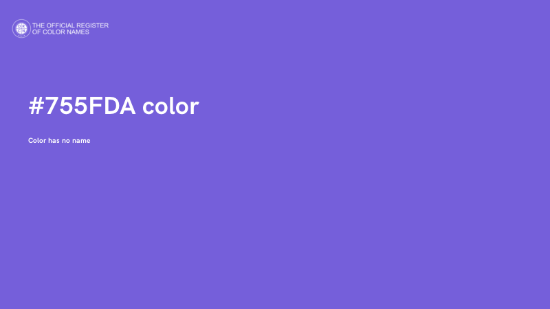 #755FDA color image