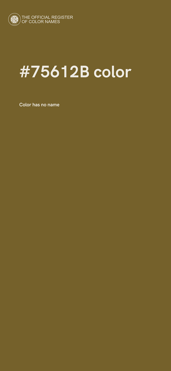 #75612B color image