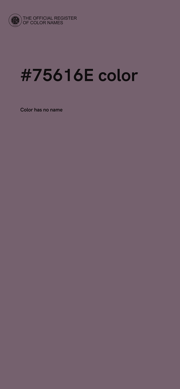#75616E color image