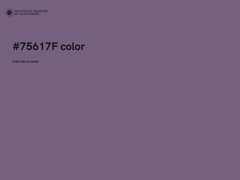 #75617F color image