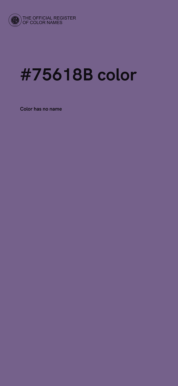 #75618B color image