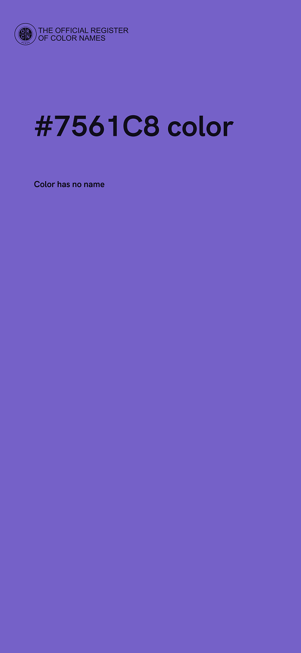 #7561C8 color image