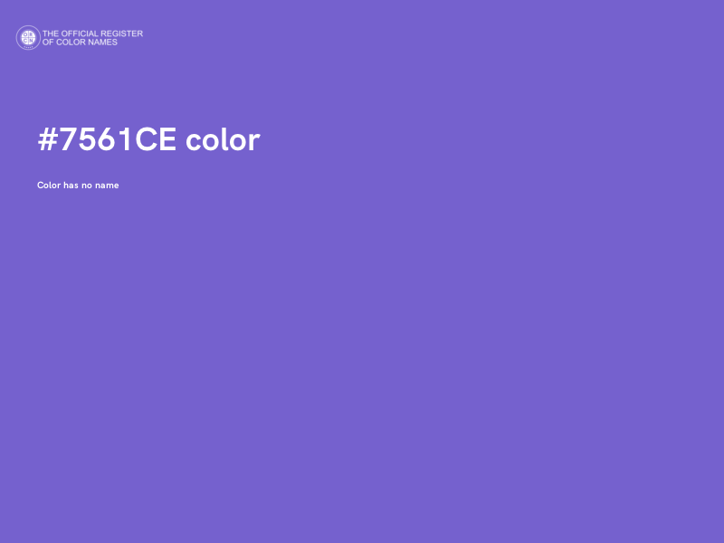 #7561CE color image