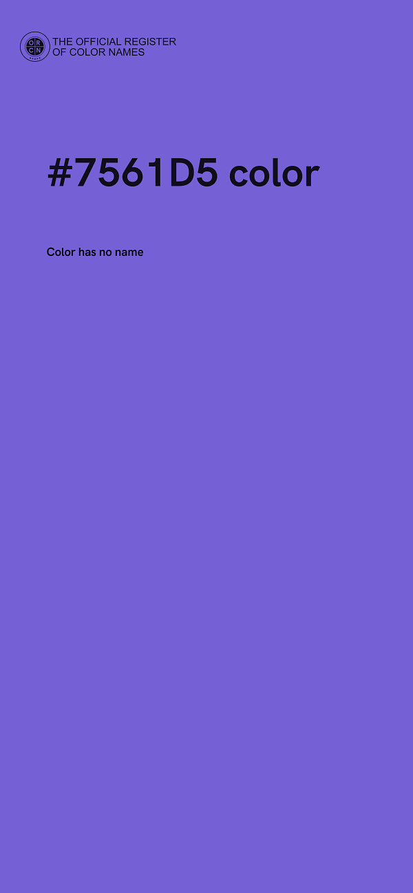 #7561D5 color image