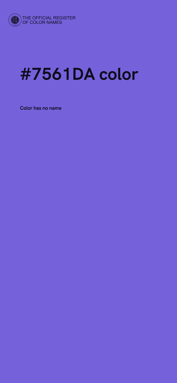 #7561DA color image