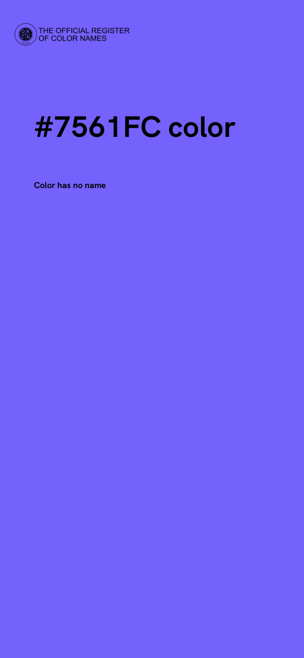 #7561FC color image