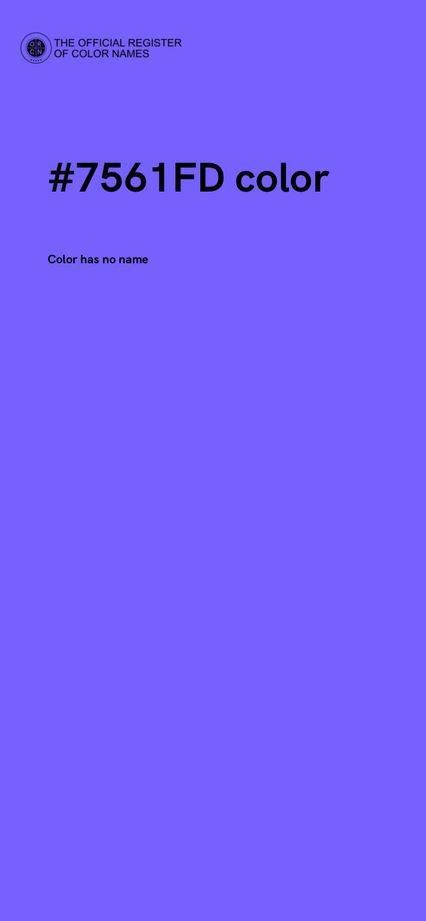 #7561FD color image