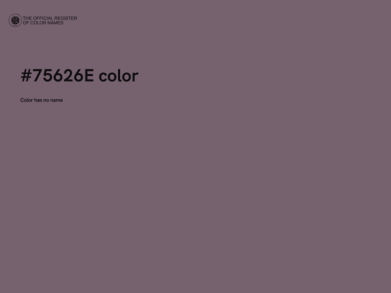 #75626E color image