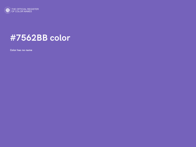 #7562BB color image