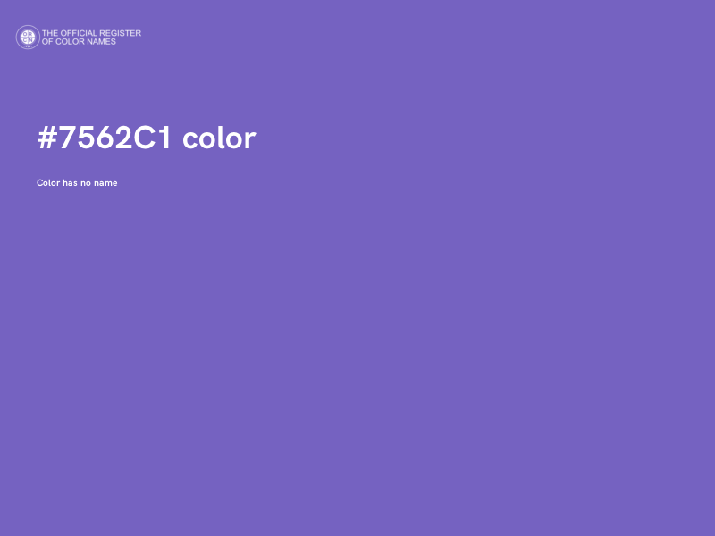 #7562C1 color image