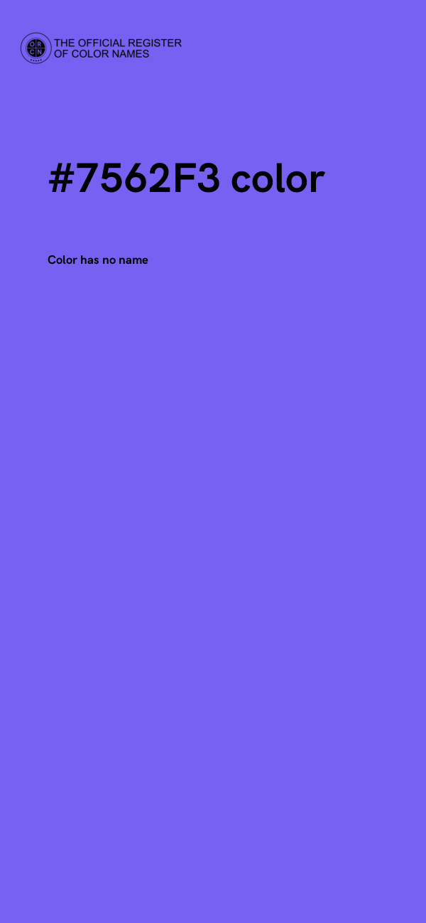 #7562F3 color image